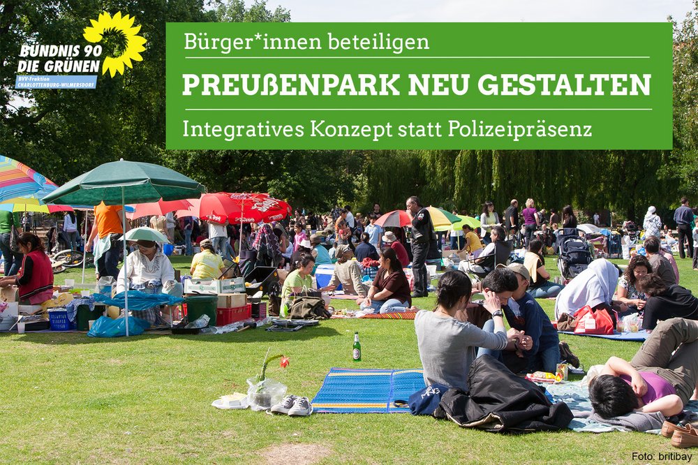 Integratives Konzept statt Polizeipräsenz im Preußenpark