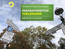 Parkraumzeiten verlängern