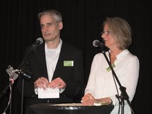 Fraktionsvorsitzende Christoph Wapler und Dagmar Kempf