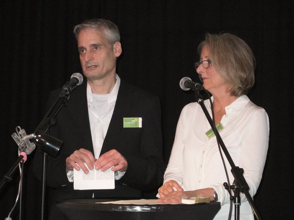 Fraktionsvorsitzende Christoph Wapler und Dagmar Kempf