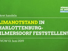 Klimanotstand in Charlottenburg-Wilmersdorf feststellen