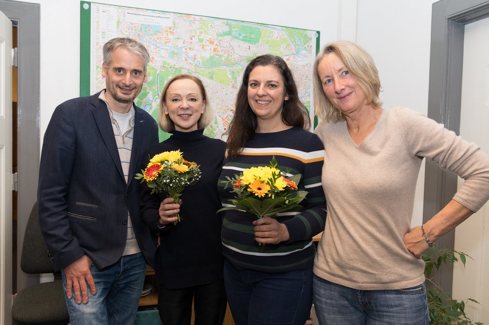 v.l.n.r.: Christoph Wapler, Jutta Boden, Parwin Kouloubandi, Dagmar Kempf